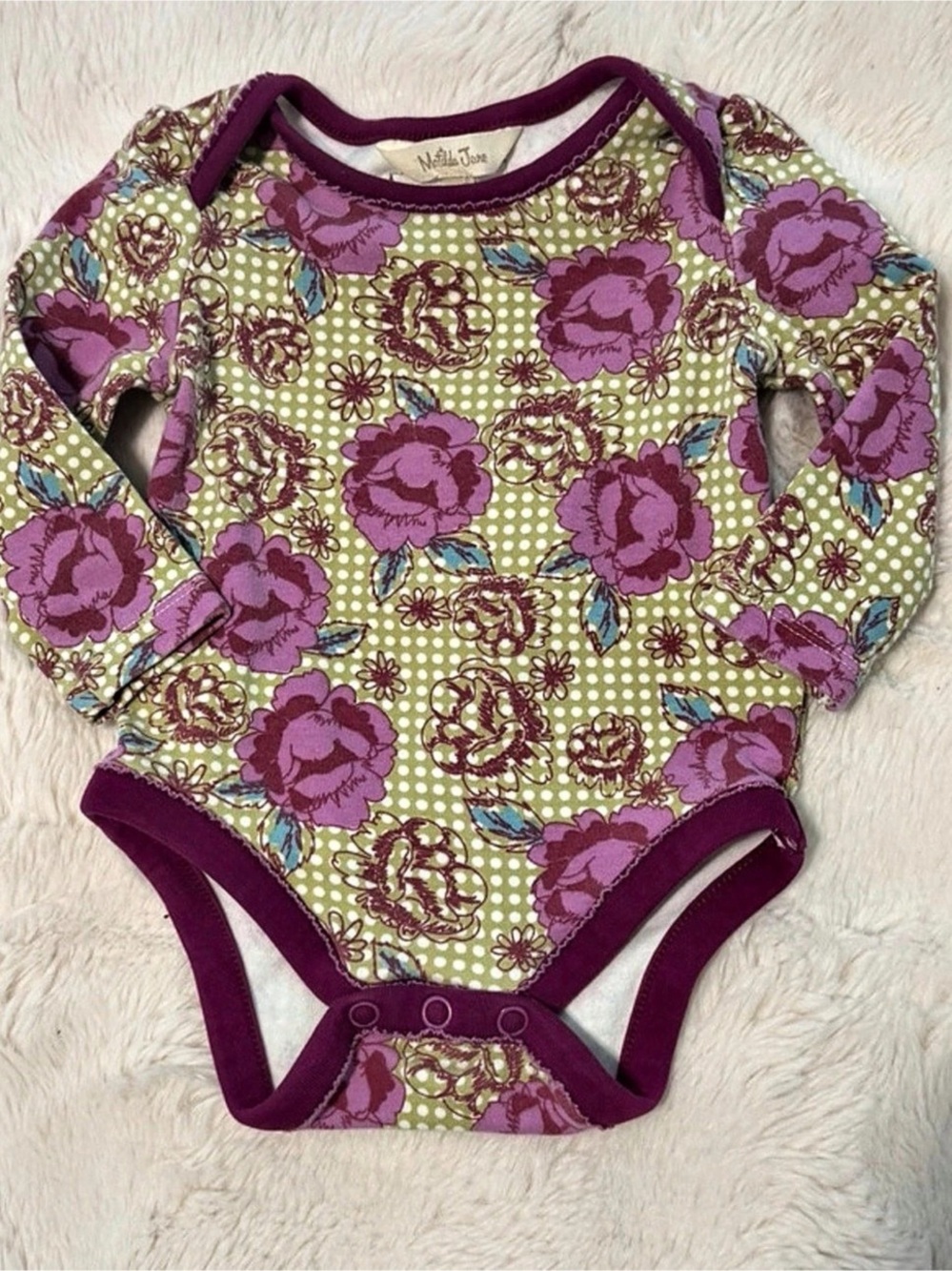 Matilda Jane Floral Long Sleeve Bodysuit Baby 3-6M